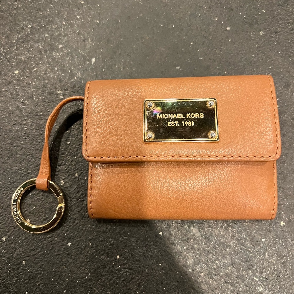 Michael Kors Tan/Camel Leather ID Wallet